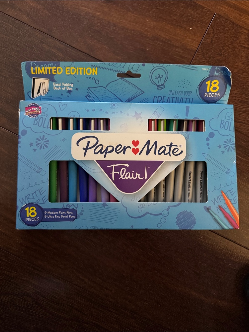 Paper Mate Flair! Limited Edition Multicolor Felt Tip Pen Set - Blue Pack